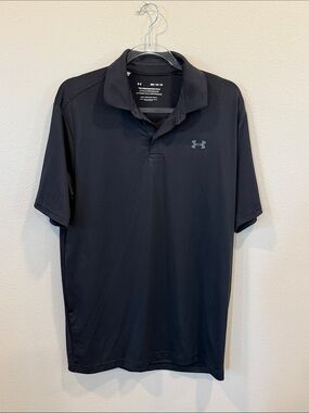 Under Armour Men's Black Polo with Logo